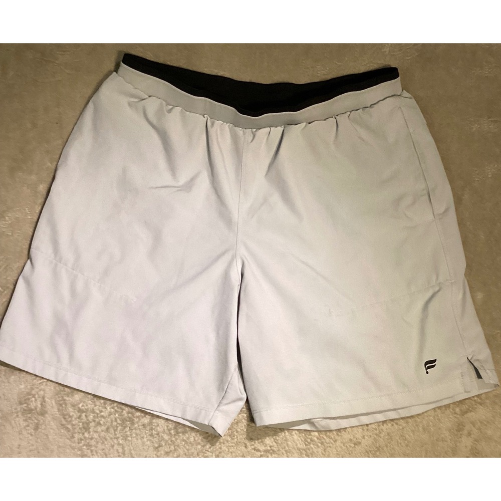 Fabletics Training Shorts‎ Lightweight Athletic Gym Workout Gray Mens Large